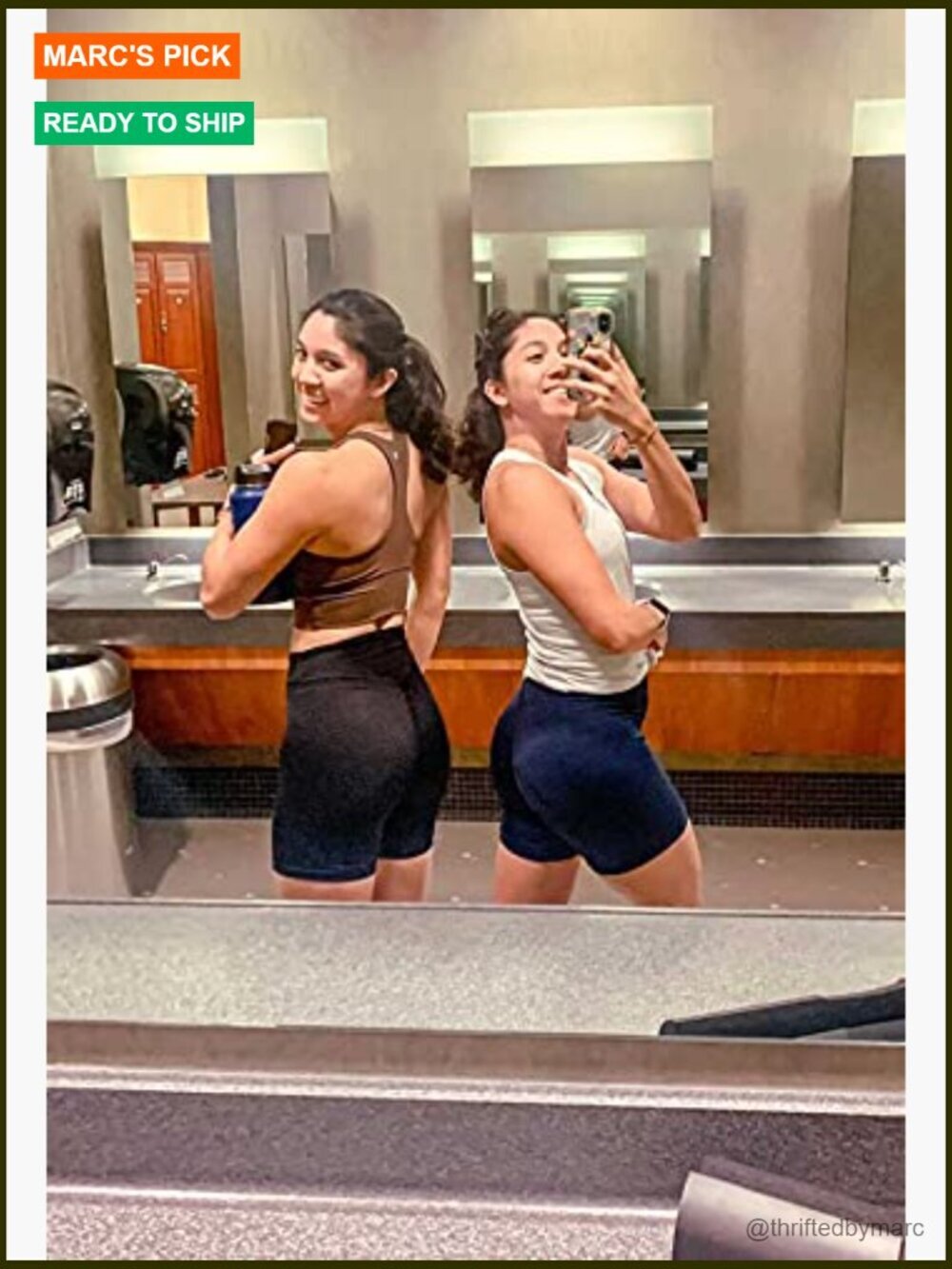 High Waist Biker Shorts Tummy Control Workout Curve Lifting Tights - Picture 6 of 7